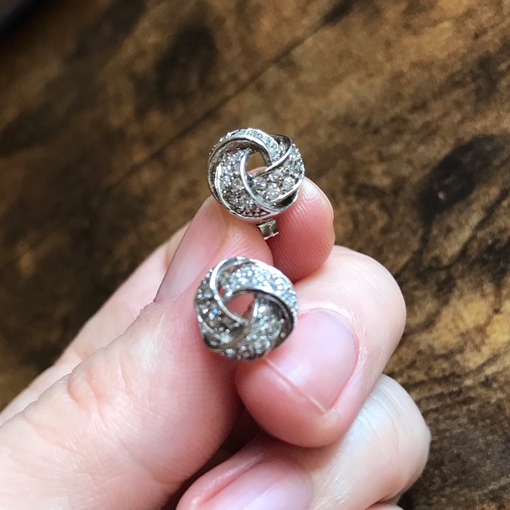 Sterling silver stub earrings